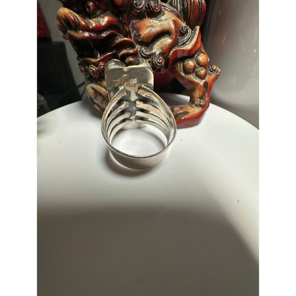 VTG Sterling Silver Turquoise Ring - Picture 4 of 6